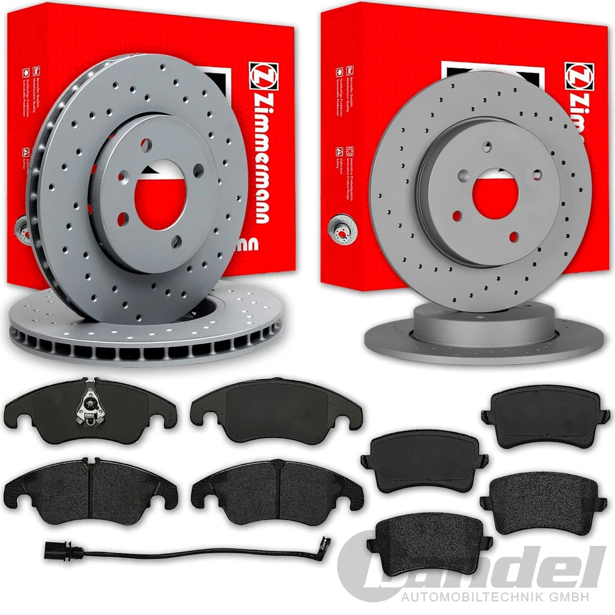 Гальмівні диски Zimmermann для MITSUBISHI GALLOPER JK-01: безпека та надійність