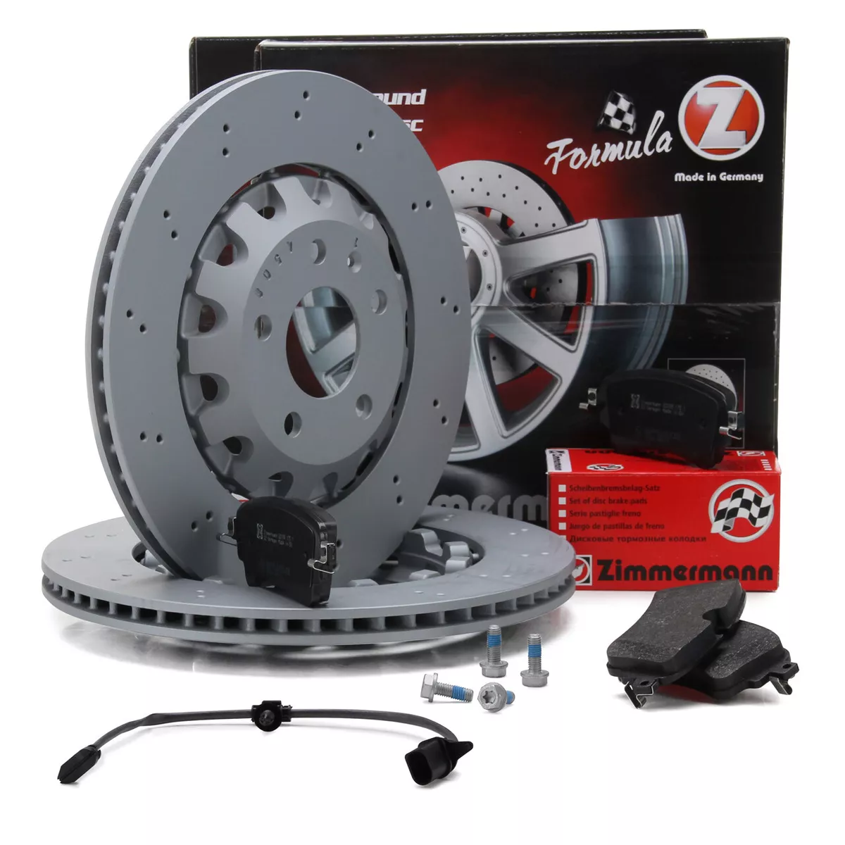 Гальмівні колодки та диски Zimmermann для Ford Fiesta VI (CB1, CCN)