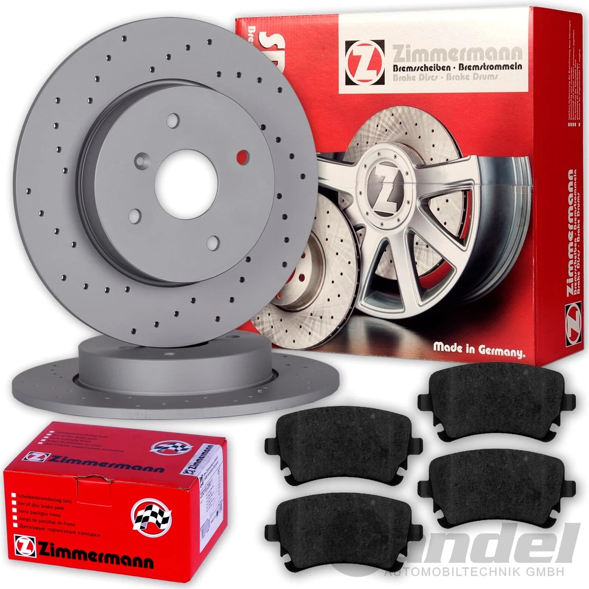 Гальмівні колодки та диски Zimmermann для Mercedes-Benz S-CLASS Гальмівні колодки та диски Zimmermann для Mercedes-Benz S-CLASS