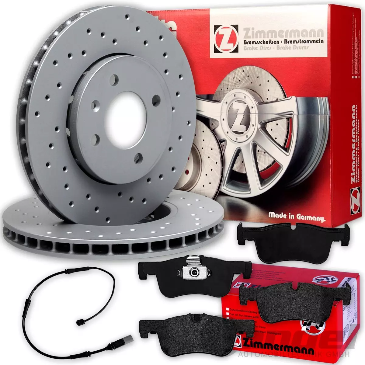 Гальмівні диски та колодки Zimmermann для Mercedes E-Class S124