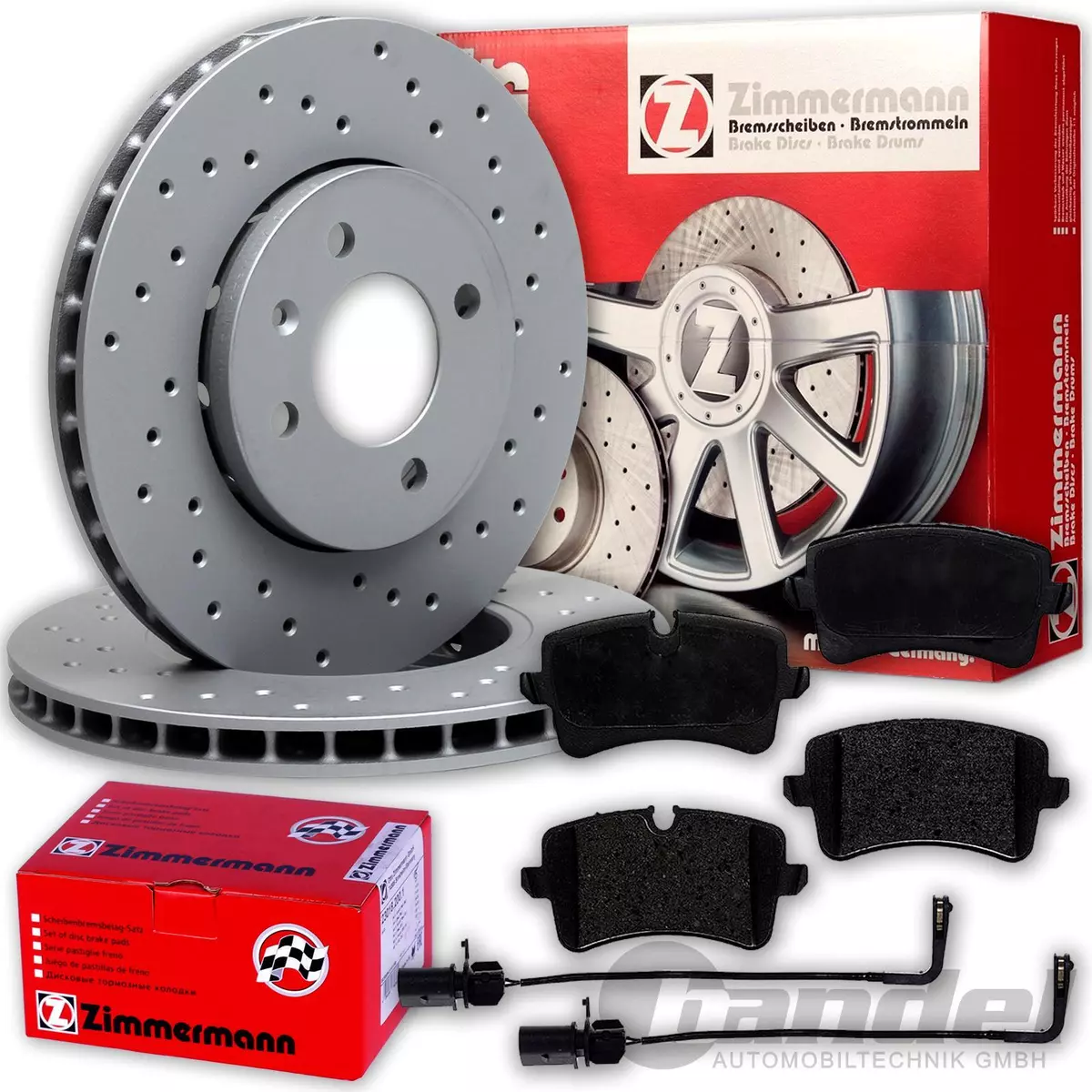 Гальмівні колодки та диски Zimmermann для SMART FORFOUR (454) 1.5 CDI