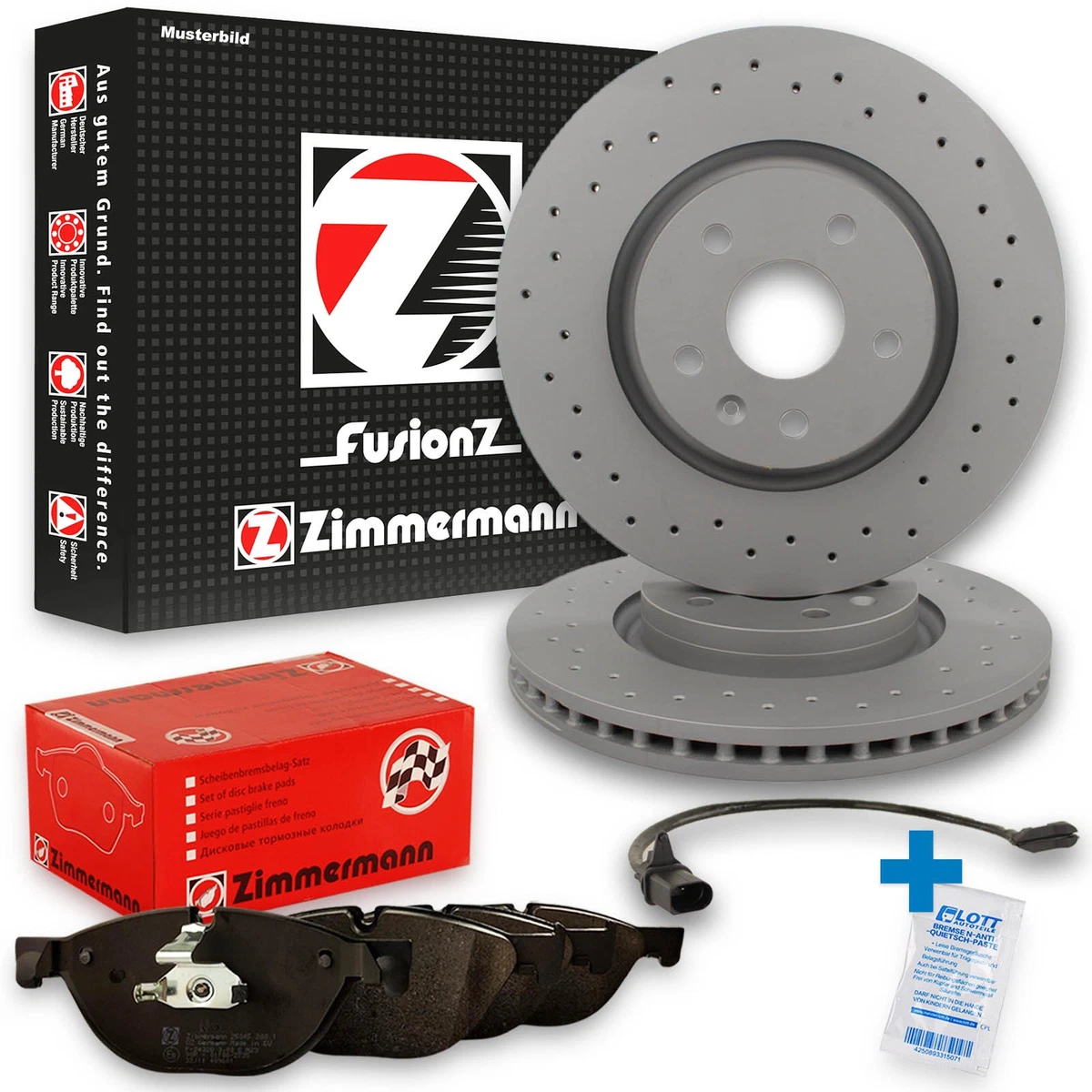 Найкращі гальмівні диски та колодки Zimmermann для Audi A4 B8